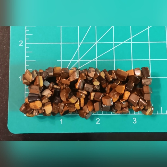 Vintage Tigers Eye Bracelet Lucky Stretch Bracelet - Picture 9 of 9